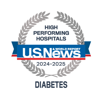 US News High Performing Diabetes award #6