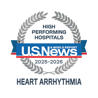 USNews Heart Arrhythmia 2025 award #7