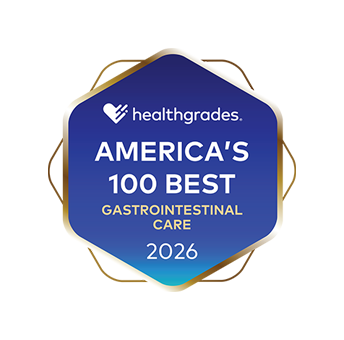 Healthgrades America's 100 Best Gastrointestinal Care 2026 award #18