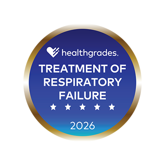 Healthgrades Treatment of Respiratory Failure 2026 award #34