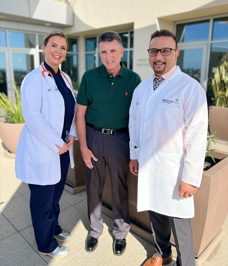 Andrew Gordon with Doctors