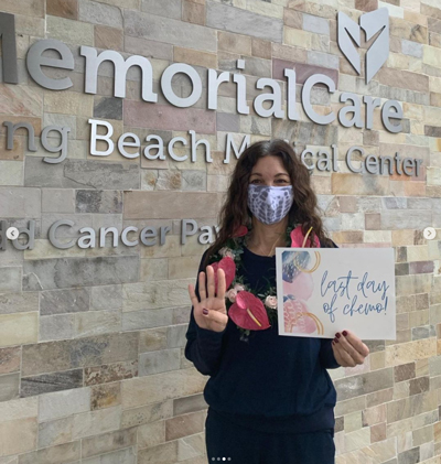 Cynthia Last Day of Chemo