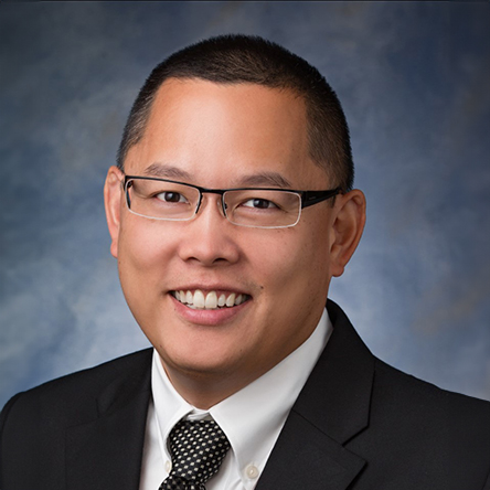 Photo of Graham Tse, M.D., chief medical officer, MemorialCare Miller Children's & Women's Hospital Long Beach smiling at the camera.