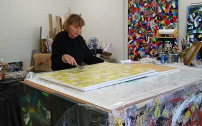 Esther Montagner—a dedicated oil painter from Orange County