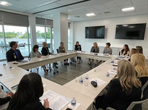 MemorialCare leaders and Congresswoman Young Kim discuss the best ways to improve maternal health outcomes, locally and nationally.