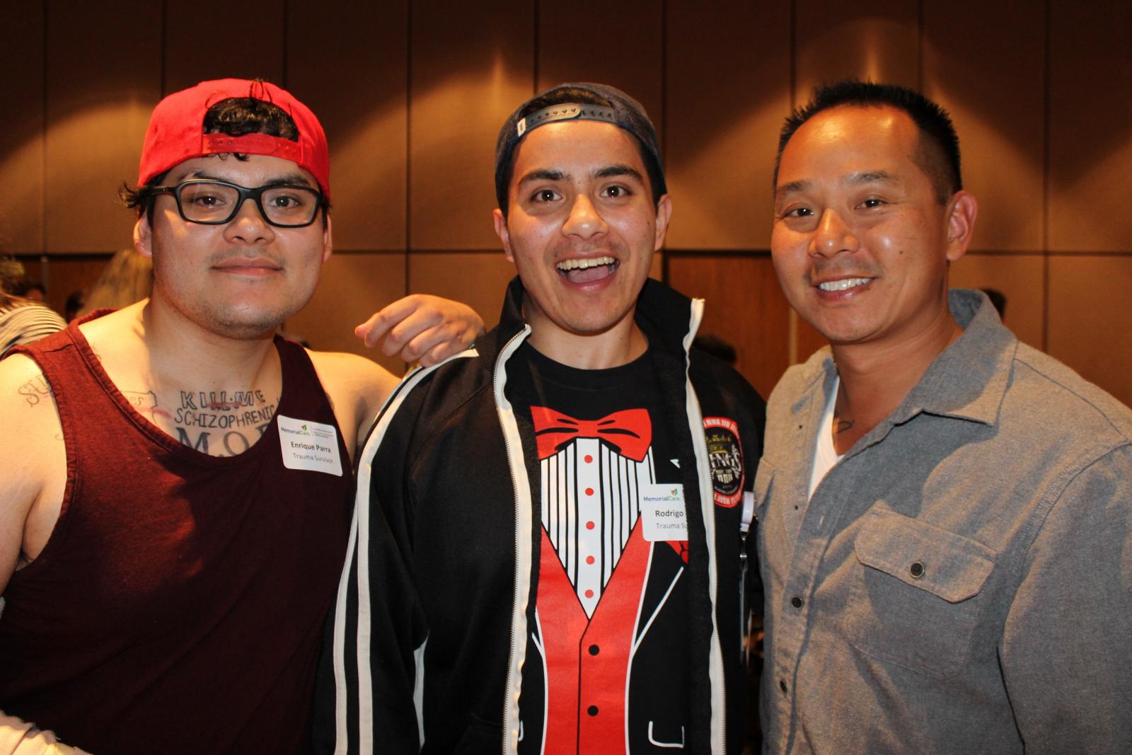 Image from a reunion of trauma survivors - the Parra Brothers