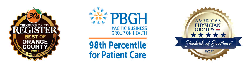 MemorialCare Medical Group Award Badges