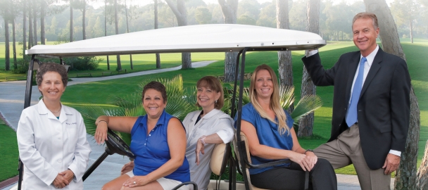 Image of breast cancer patient Kim O’Donoghue and four others