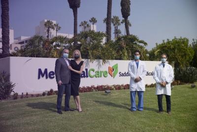 Daryl and Kimberly Oswald with Drs. Bahadorani and Altshuler