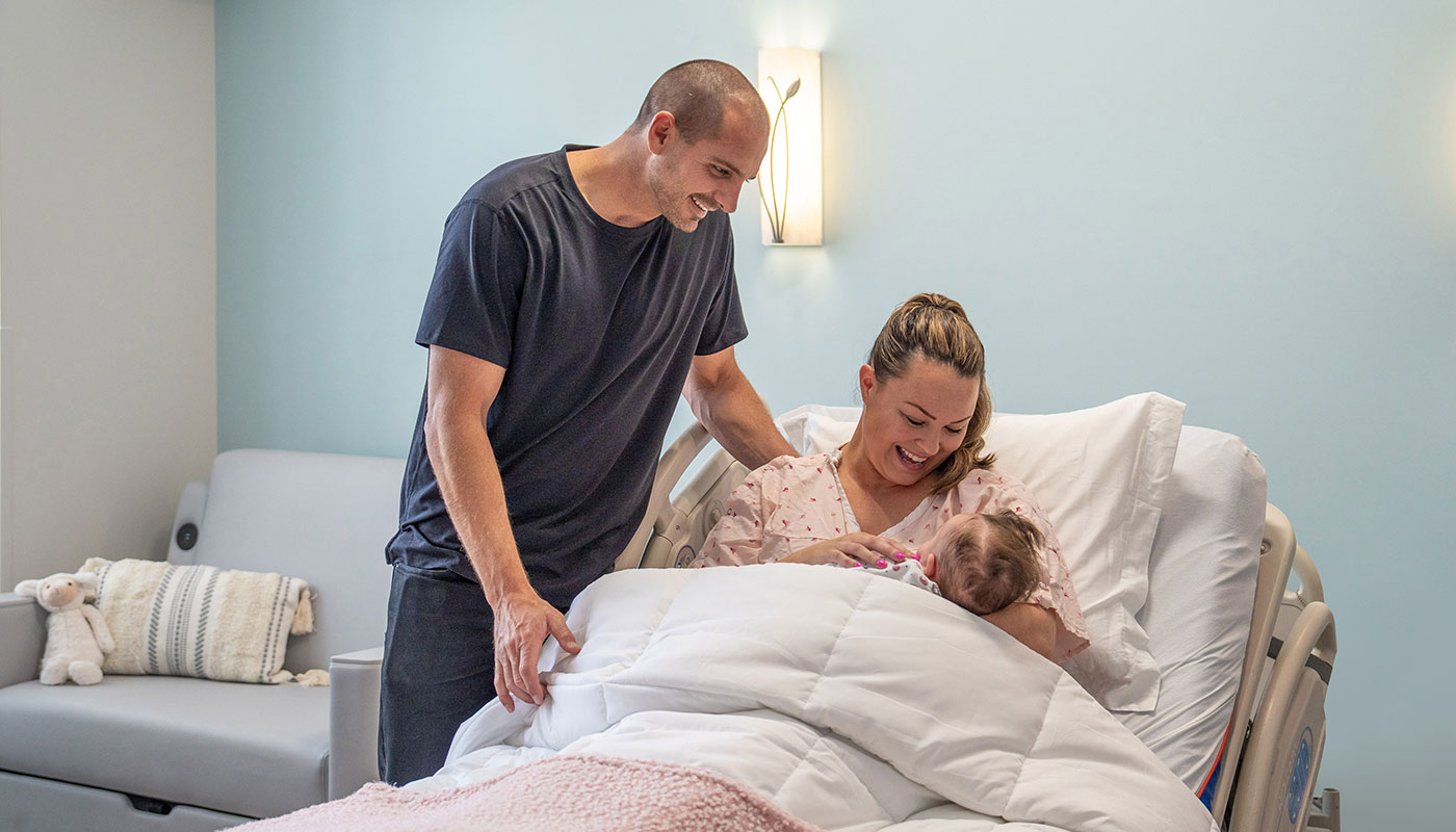 Spacious, Private Labor, Delivery, Recovery, Postpartum (LDRP) Suites